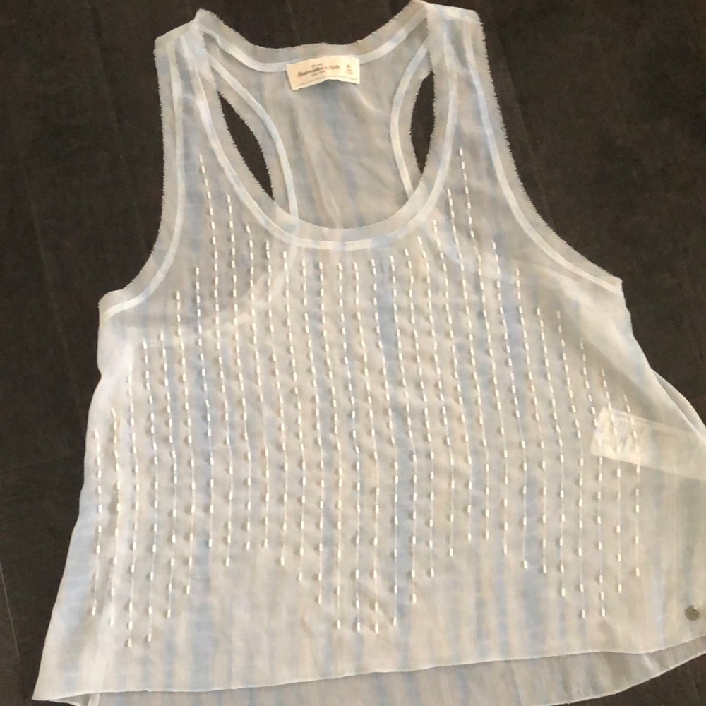 Abercrombie & Fitch light  blue top size M